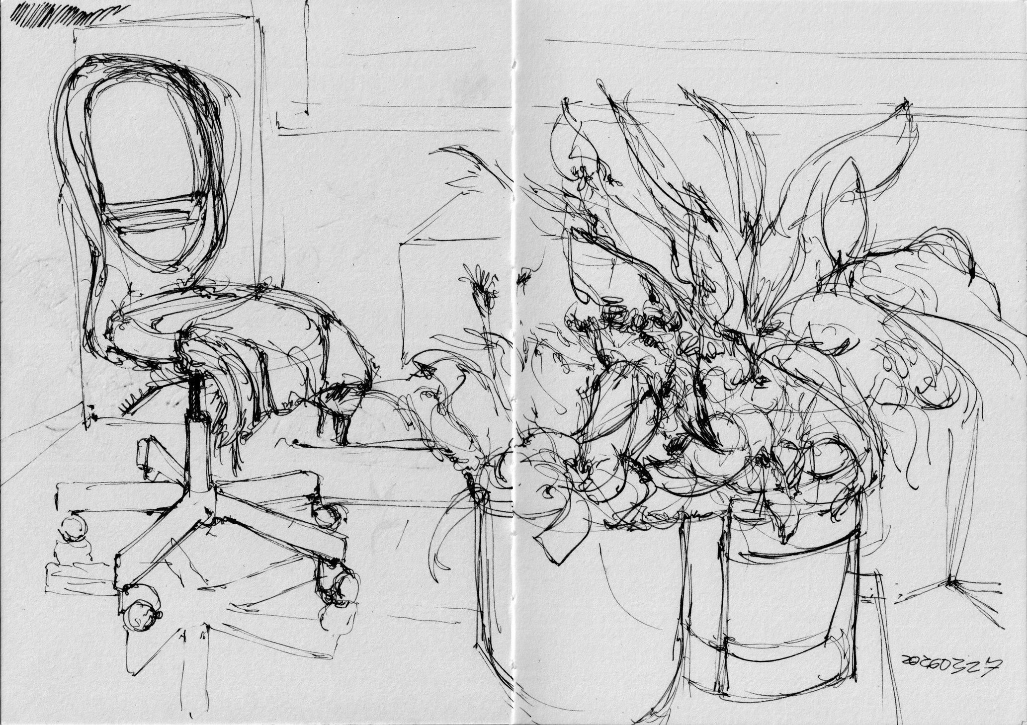 idle apartment sketch