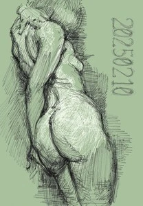 Artwork titled: 'akt 6'