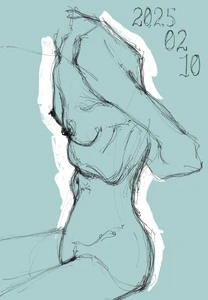 Artwork titled: 'akt 7'