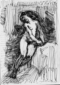 Artwork titled: 'andromeda sketch'