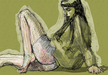 Artwork titled: 'green'