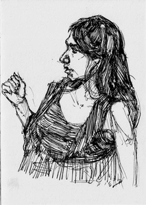 Artwork titled: 'pj harvey in conversation'